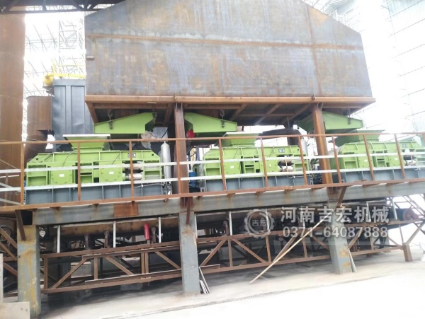 高效制砂利器，3-5mm細度，雙電機驅動的液壓對輥破碎機